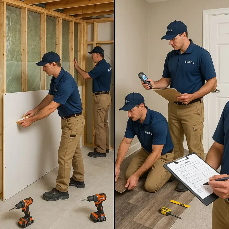 Repairs and Reconstruction process in Elizabeth City, NC
